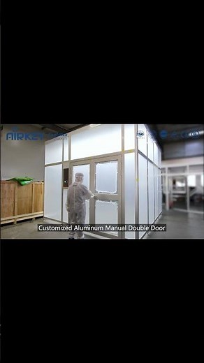 ISO 8 Modular Biology Laboratory Cleanroom | USA Project by Airkey #cleanroomsolutions #labcleanroom