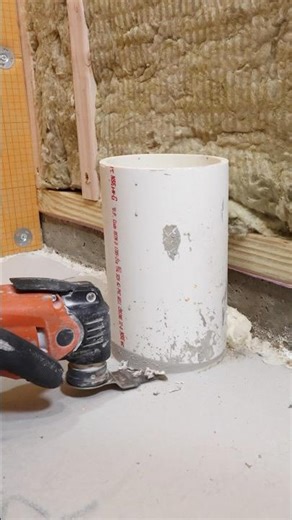 PVC Pipe Cutting and Work Glove Tips - #shorts #plumbing #sponsored