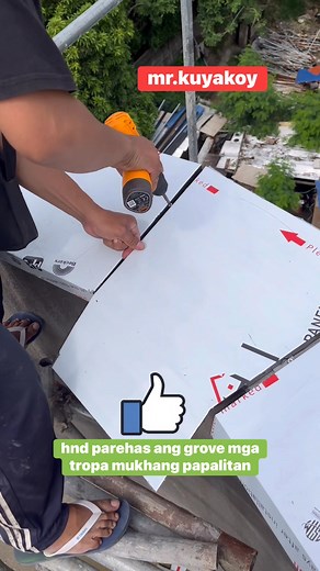 5.3K views · 73 reactions | acp installation mga tropa ❤️ #freelancer #ACP #work #tropa #installation #EasyInstallation #ACPCladding #ACPInstallation | Gabua Gil | Facebook