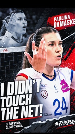 I Didn’t Touch the Net! Paulina Damaske Speaks Out! #volleyballworld #volleyball