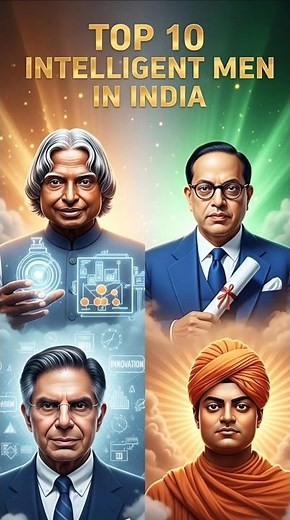 🇮🇳 Top 10 Intelligent Men in India
