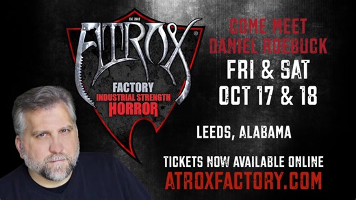 9.1K views · 73 reactions | HOLLYWOOD IS COMING TO ATROX!  Legendary actor Daniel Roebuck is haunting the halls of Atrox Factory on October 17 & 18!  You’ve seen him in Final Destination, The Fugitive, The Munsters, and Terrifier 3 - now catch him in person… if you dare.  Come get scared, snag a selfie, and meet a true horror icon - only at Alabama’s #1 haunted attraction. Snag tickets at www.atroxfactory.com so you don’t miss your chance! | Atrox Factory | Facebook