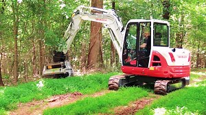 2.6K views · 65 reactions | Our larger Takeuchi excavators equipped with mulchers are ideal for land management jobs. | Takeuchi | Facebook