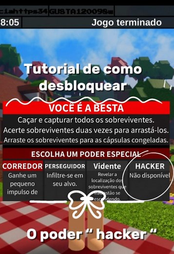 Gente amanhã eu posto testando o poder se vocês quiserem! ☺️🩷. #fleethefacility #marretao #marretaoroblox #roblox #fyp Poder hacker no marretão Quest nova no flee the facility