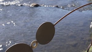 Garden Art Kinetic Wind Sculpture | Large Yard Art Metal Garden Decor With Rock Cairn | Relaxing Metal Art Wind Vane Spinner Zen Sculptures - Etsy