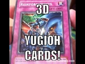 How to make a Yu Gi Oh! 3D card!