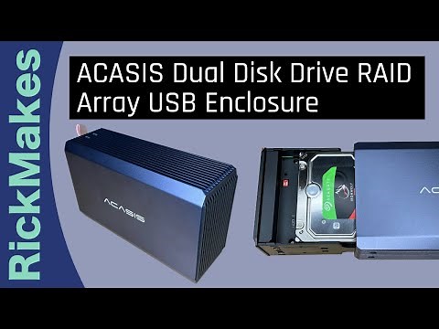 ACASIS Dual Disk Drive RAID Array USB Enclosure