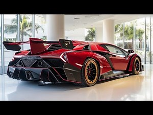 Lamborghini Veneno Red 2026 – The Blood-Red Beast Returns with Vicious Fury!