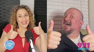 Let us help you get through the workday! 💪 Listen to 97.1 WASH-FM for the $1K Artist of the Day during the 8a & 2p hour. Be ready to call 866-WASH-FM-1. 📞 See each weekday’s winning artist here ➡️ washfm.com/artistoftheday | 97.1 WASH-FM