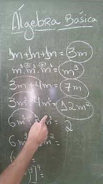 Álgebra básica 🥰 Aprenda rápido e fácil ❤️ Como resolver álgebra básica 💕 #algebra #aprender