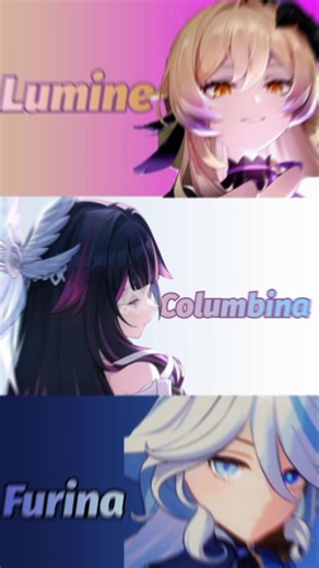 Lumine Columbina And Furina Edit Genshin Impact #lumine #columbina #furina #edit #genshinimpact