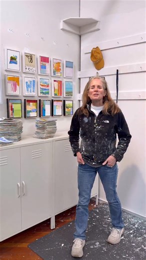 Maria Burtis has been creating one small artwork a day, every day, for over 20 years. These are Maria’s “Dailies,” a practice she began in 2005 when she was struggling to get back into her studio as a full-time mother with two young children and limited time. What started as a practical solution became a lifelong ritual. Each small piece acts as a visual record of the day, a place to experiment, loosen up, and let go of pressure around final outcomes, so even if she’s not happy with one, there’s