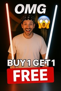 It's the sign you were waiting for - get 2 lightsabers for the price of 1 now! | Saber Masters