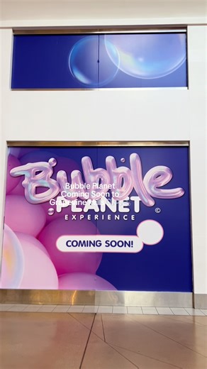 Floating through a world of bubbles and wonder #bubbleplanet #bubblefun #immersiveexperience | Grapevine Mills