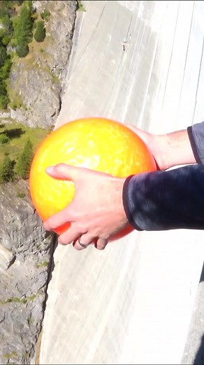 Dropping Bowling Ball from 165m Dam | Extreme Bowling Challenge