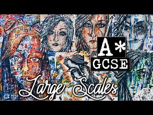 A* GCSE Art Large Scales // (FULL MARKS!) Yr 11 Coursework