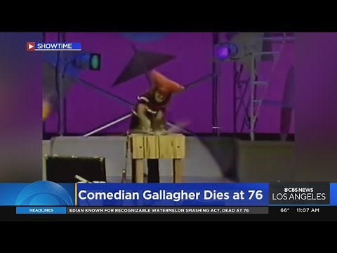 Gallagher, watermelon-smashing comedian, dies at 76