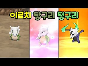 0104 이로치 탕구리 & 0105 이로치 텅구리 & 알로라 텅구리