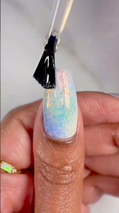 ✨ Opal nails #easynailart #gradient #nails #shorts #naildesign