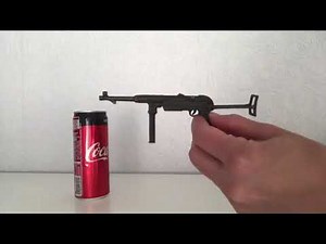 MINIATURE GUN: the MP40 gun in action | 2mm Gun | mini MP40 | Best Gift for Men