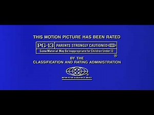 MPAA Rating Screen (PG-13, 2002)
