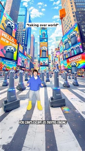 When The Grocery Store Robot Follows You Around The Store 🤣 #shorts #relatable