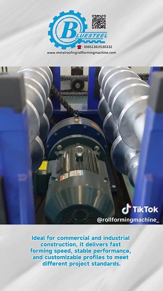 A floor decking machine is a high-precision roll forming system designed to produce structural floor deck panels with consistent strength and geometric accuracy. Ideal for commercial and industrial construction, it delivers fast forming speed, stable performance, and customizable profiles to meet different project standards. Built for durability and continuous operation, it ensures efficient production and reliable quality for steel deck manufacturers. #floordeckingmachine #chinafactorydirectly 