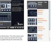 MassiveSynth Massive Video Course, Learn NI Massive in 3 Hours