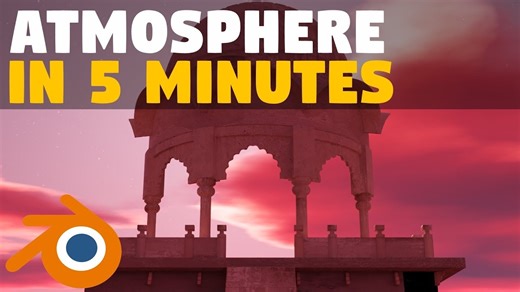在五分钟内为Blender创建逼真的天空，物理星光和大气教程