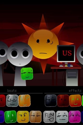 Sprunki MR SUN Parody Box main mixed Impossible! 🔥