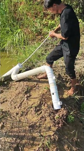 DIY PVC Water Pump! No Electricity Needed, Farm Irrigation Savior