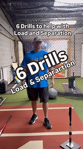 🔥6 Drills to help with load and separation🔥 These are great for teaching youth players to load and separate. Notice how some of these drills are exaggerated drills. These are done to teach the stretch and load to get youth players to gain an understanding of what the body is doing during the process. Rock the baby - Warm up drill to teach load and separation. Separation Drill- Exaggeration drill to focus on stretching into launch. Focus on working the stride foot and top hand in opposite direc