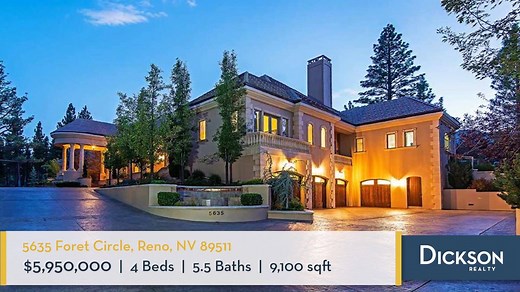 1.8K views | Featured Luxury Homes for Sale in Reno, Nevada. #1) 5635 Foret Circle, Reno, NV 89511 (https://goo.gl/MVuBzW) #2) 6490 Montreux Lane, Reno, NV 89511 (https://goo.gl/Af6m35) #3) 6704 Masters Drive, Reno, NV 89511 (https://goo.gl/dsfosf) #LuxuryHomesforSale #RenoHomesforSale #OntheMarket | Dickson Realty | Facebook
