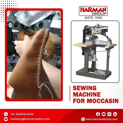 SEWING MACHINE FOR MOCCASIN