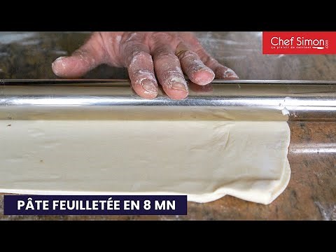 Réaliser une pâte feuilletée à 6 tours en 8 minutes