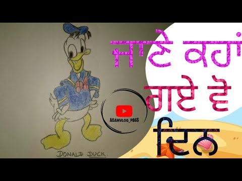 Donald Duck Drawing | Step-by-Step Cartoon Sketch #drawing #art