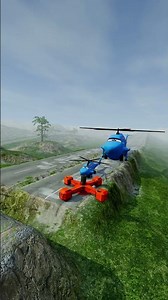 Large Spinner vs Helicopter | Ultimate Crash Test - BeamNG.drive