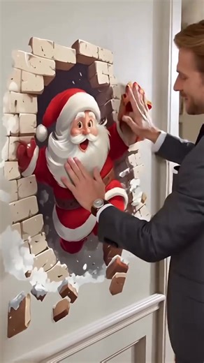 Christmas creative wall stickers 🎄—your shortcut to festive decor! No tools needed ✨, easy to reposition. Brighten up parties, fireplaces or entryways 🎉. Safe for walls, reusable & stylish 🎅 | Flairgifts