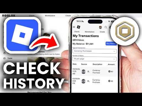 How To Check Roblox Purchase History - Full Guide