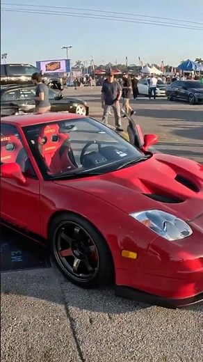 Cherry Red Acura NSX 🔥 What’s the Difference Between Acura & Honda NSX? | Fuel Fest 2025