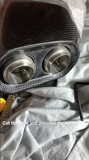 2013+ BMW R1200GS or ADV LC AKRAPOVIC DB KILLER BAFFLE SILENCER REMOVAL DIY