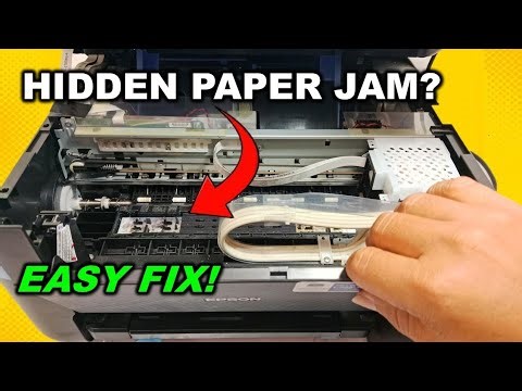 How to Remove a Paper Jam When You Can’t See It – Epson EcoTank & Similar Models