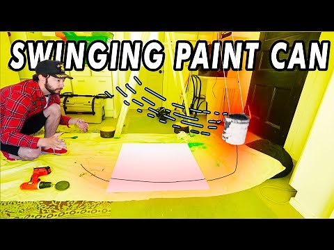 HOW TO MAKE "SWINGING PAINT CAN" ART!