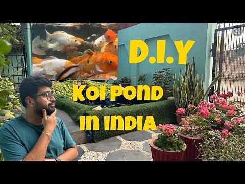 EPIC DIY KOI POND BUILD INDIA 🇮🇳 | FULL Backyard TRANSFORMATION!