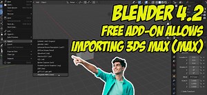 Import 3ds Max files to Blender with a free Add-on