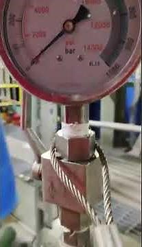 Hydrostatic pressure test