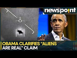 Obama Addresses UFO Remarks: Former President Clarifies “Aliens Are Real” Comment, No Evidence Seen