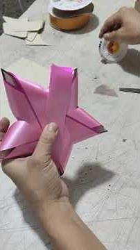 Como hacer un moño estrella fácil y sencillo