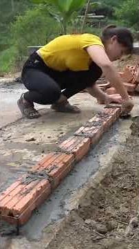 EP_14 Technique Building Water Tank With Red Brick And Cement