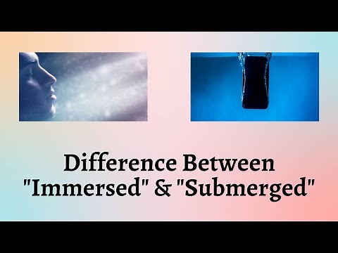 Difference Between Immersed and Submerged | Immersed vs Submerged - Know the Difference!